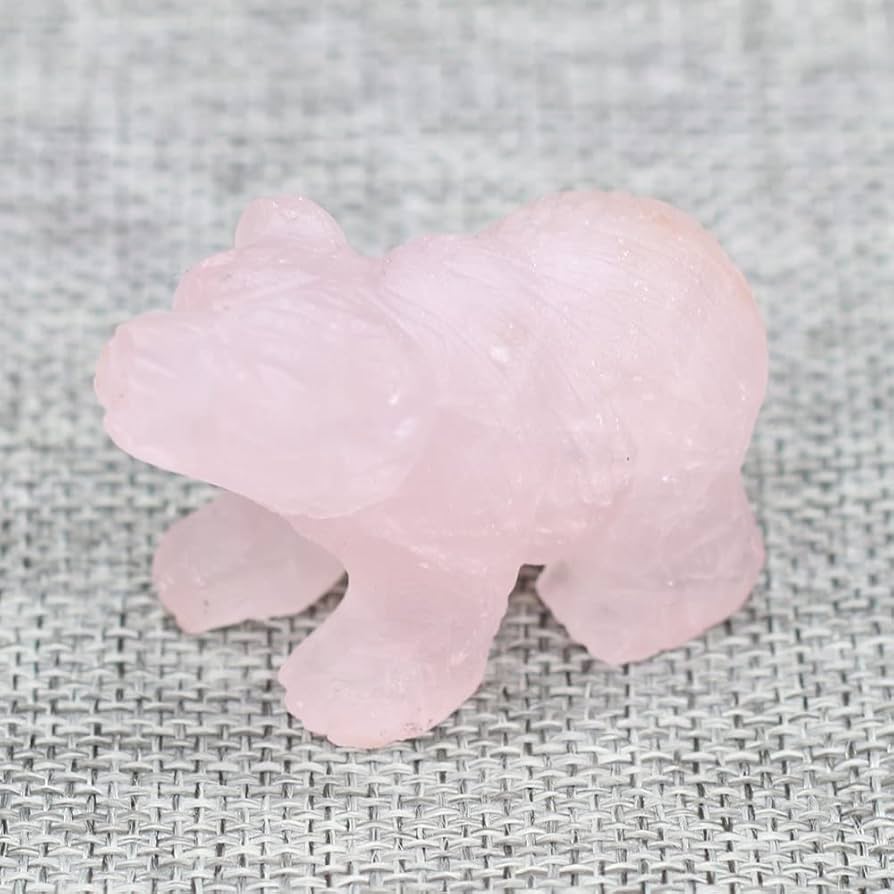 本水晶　熊　石　石製　石彫　石彫り　置物 本水晶 熊 石 石製 石彫 石彫り 置物 - メルカリ